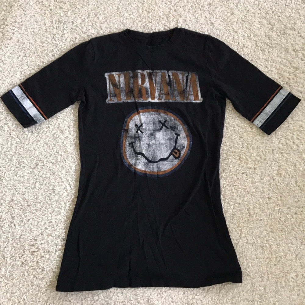 Nirvana football tshirt